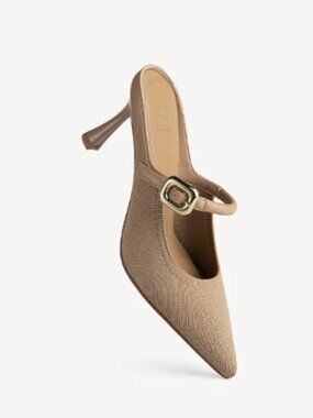 Cozy Island Mule Heel Nude Color